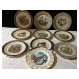 10 LENOX AND BOEHM PLATES 10 TOTAL NEED FURTHER