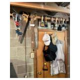 LEVEL, PAINT BRUSHES, VEST, ETC.