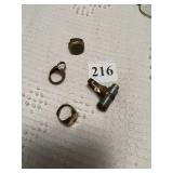 EYE SPY RING AND OTHER RINGS ONE MONOGRAM C