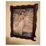 GIRL WITH BONNET PRINT