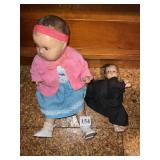 HORSEMAN DOLL, COMPOSITION 8" DOLL