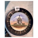 PENNSYLVANIA MEMORIAL GETTYSBURG PLATE - WHEELOCK