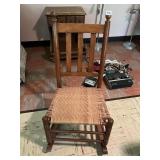 RUSH SEATED ROCKER GREAT CONDITION