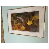 LEON HUE WATERCOLOR SIGNED LR 1991 20" X 14"