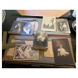 VINTAGE PHOTO ALBUM W/ LOCK VINTAGE RAISED