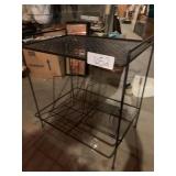 METAL RACK TWO TIER.