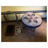 FOOT STOOL, TILT PICTURE FRAME