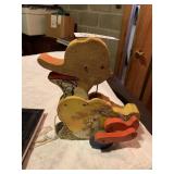 WOOD DUCK PULL TOY