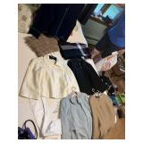 BLACK AND WHITE JACKETS, NEW SCARVES