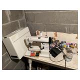 2971 PFAFF SEWING MACHINE W/ COVER, FOOT CONTROL