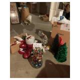 SANTA BOOT, CHRISTMAS TREES ETC.