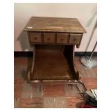 MAPLE SIDE TABLE W/ DRAWER GREAT PIECE TO PAINT