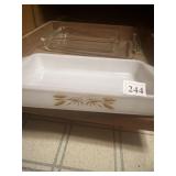 PYREX CASSEROLE, ETC.