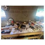 WORK BENCH CONTENTS ON TOP