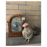 DANBURY MANTLE CLOCK WESTMINSTER CHIME, PHEASANT,