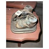 BRONZE BABY SHOES