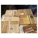 RECIPE ALBUMS COLLECTED THRU OUT THE YEARS