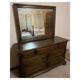 ETHAN ALLEN CHEST ON CHEST 56" H 8 DRAWERS AND 7