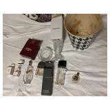 CHANEL NO 5 BOTTLE EMPTY, L S SMITH VASE, ETC.