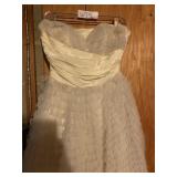 VINTAGE PROM DRESS .