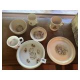 VINTAGE YOUTH BOWLS MUGS SANTONE 1940