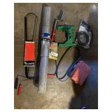 DRAINAGE SNAKE, SCREEN NETTING, SPRINKLER