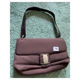 SALVADORE FERRAGAMO BROWN PURSE