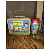 PEANUTS LUNCH BOX SOME RUST WITH