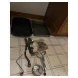 BAKING PAN, ROASTER, KEYSTONE 20 FOOD PROCESSOR