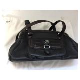 BLACK PEBBLED LEATHER BRIGHTON PURSE WITH