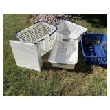 STORAGE BINS AND BINDER