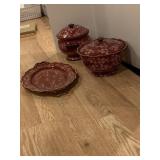 TEMPTATION PLATTER, TUREEN AND COVERED BOWL