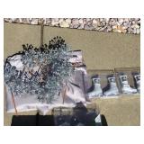 ICE SKATE ORNAMENTS, SILVER PICKS,