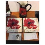 CERTIFIED INTERNATIONAL PITCHER AND 2 MATCHING