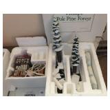 POLE PINE VILLAGE TREE SET AND "BLYTHE POND MILL