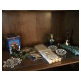 BEE WAX CANDLES, NAPKIN RINGS, CANDLES, BELL,