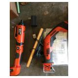 BLACK AND DECKER DRILL AND HANDY SAW BATTERY OP