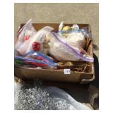 ORNAMENTS, WHITE DECORATIONS, SNOWFLAKES,