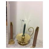 BALDWIN BRASS TAPER CANDLE HOLDER NAPPY 12.5",
