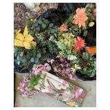 WREATHS SPRING AND WOOD BOARD W/ BUNNY & WELCOME