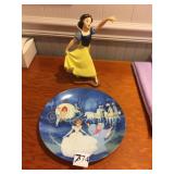 SNOW WHITE DISNEY FIGURINE AND CINDERELLA