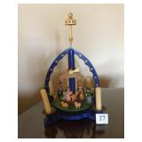 MARY POLE MADE IN GERMANY WOOD CHRISTMAS SCENE