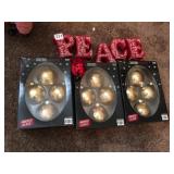 PEACE LETTERS, THE CHRISTMAS SHOP 12-FOLD