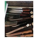 ROBINSON KNIFE COMPANY CLEVER, ASSORTED KNIVES