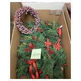 GREENS AND BERRY WREATH