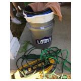 BUCKETS AND POWER STRIPS,