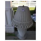OUTDOOR WICKER LAMP