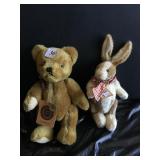 BOYD BEAR AND RABBIT 9"