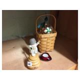 WATERFORD CHRISTMAS BULB, LONGERBERGER BASKET,