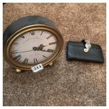 BRIGHTON WALLET, ENGLISH CLOCK